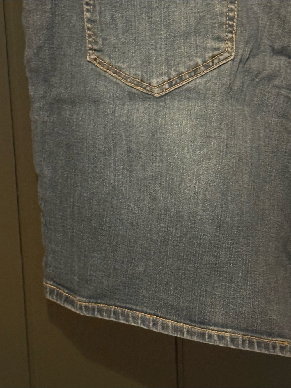 🌈 EV1 Alex Relaxed Denim Boho Shorts with Colorful Side Stitched Trim - Size 16 - Picture 13 of 15